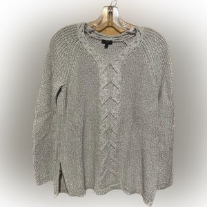 Talbots sweater with cute side zippers